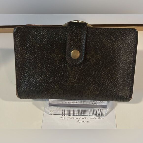 Authentic Louis Vuitton Monogram Canvas Snap Wallet Brown clutch - Picture 10 of 11